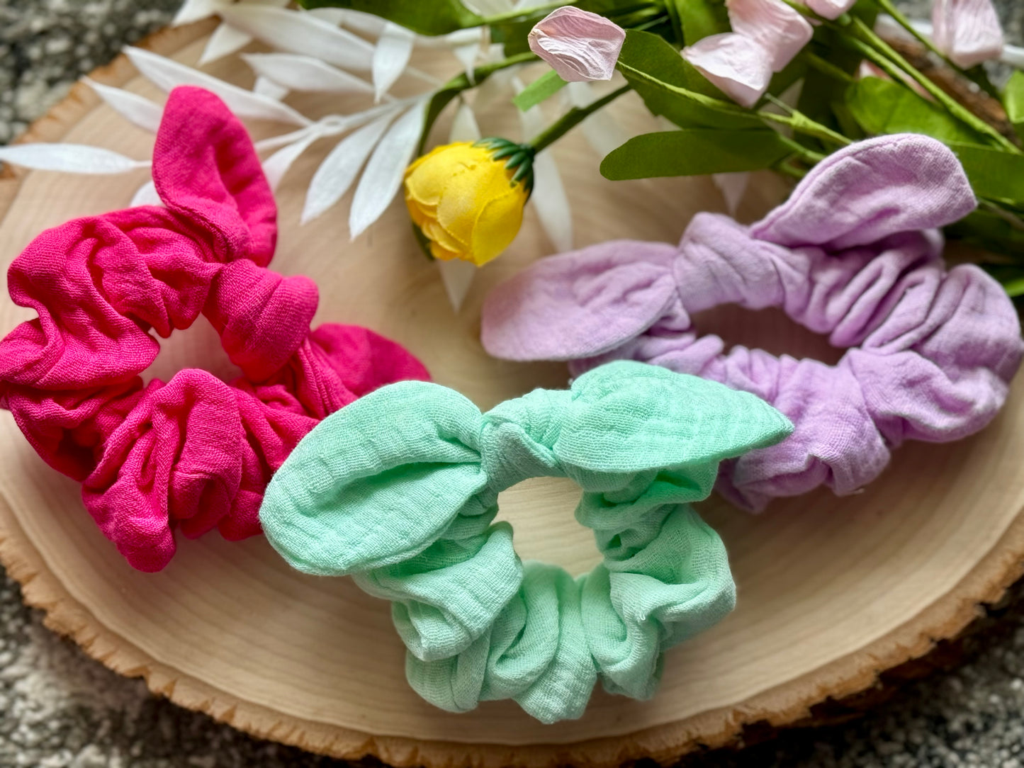 Spring Scrunchies