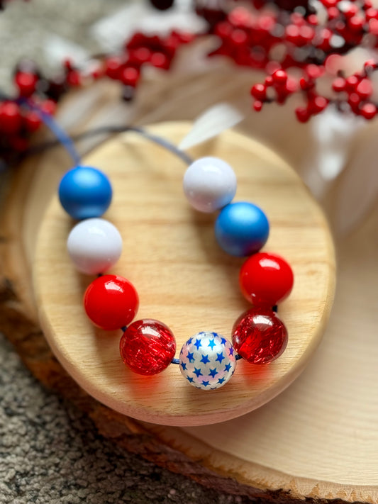 USA Bubblegum Necklace