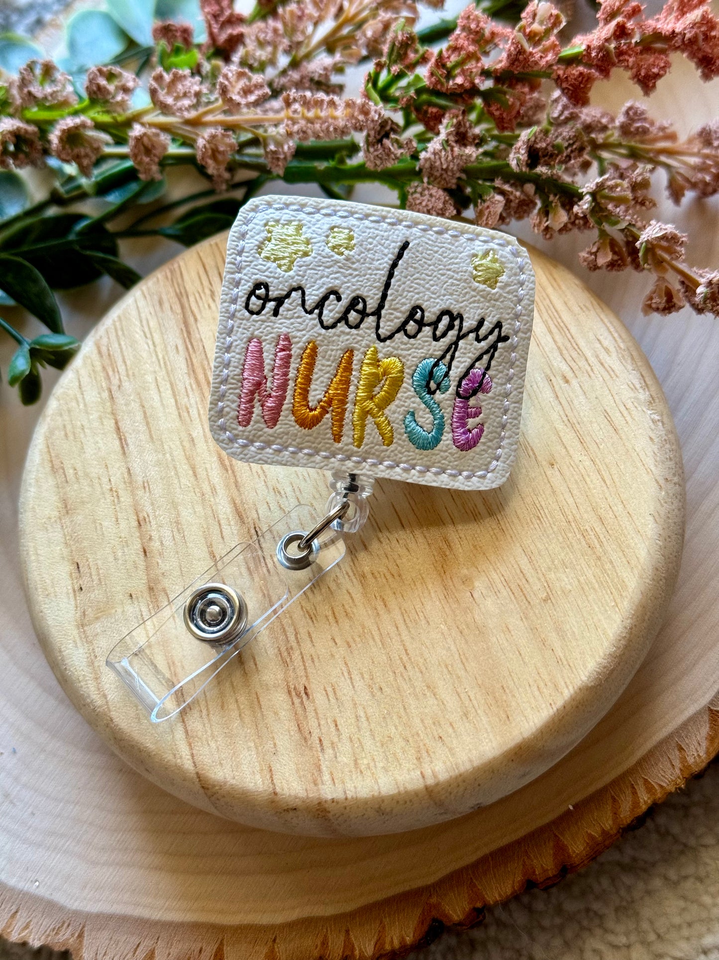 Oncology Nurse Badge Reel