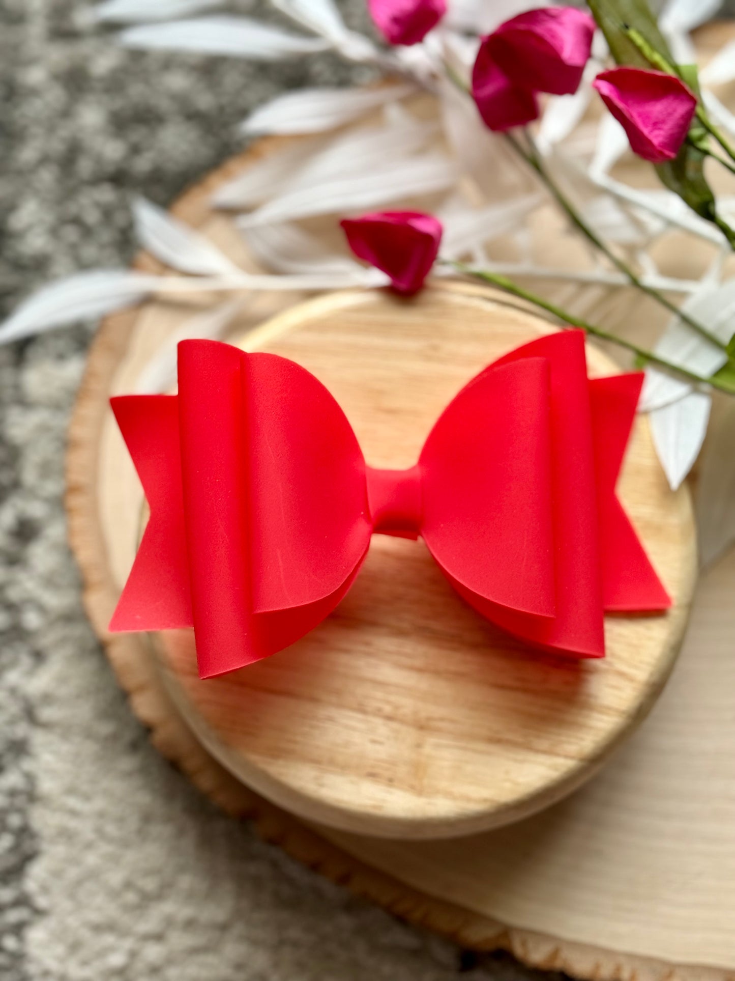 Red Swim Bow