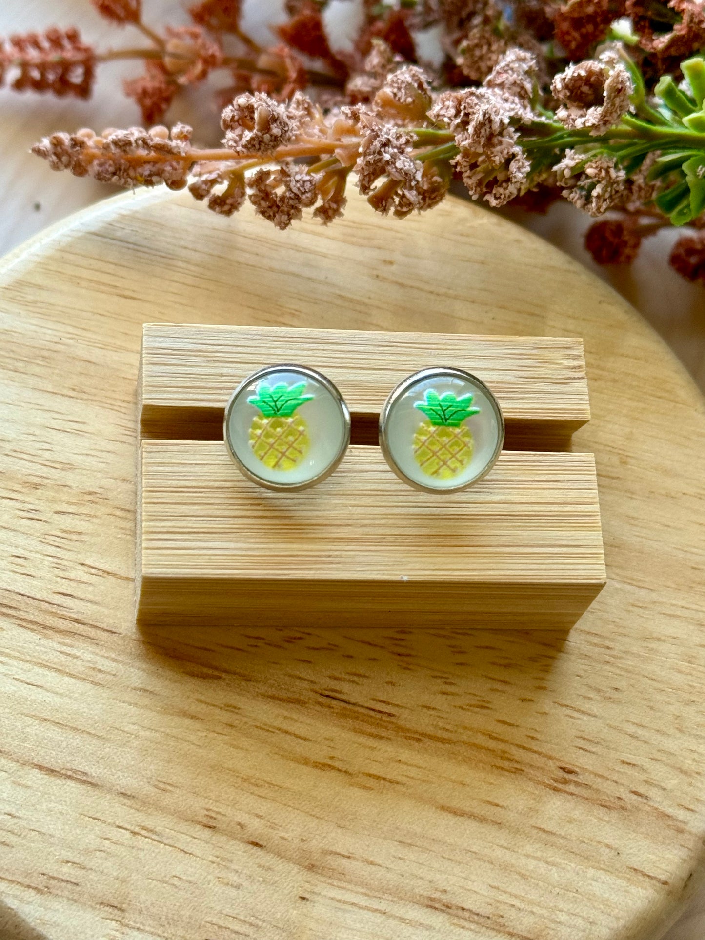 Pineapple Stud Earrings