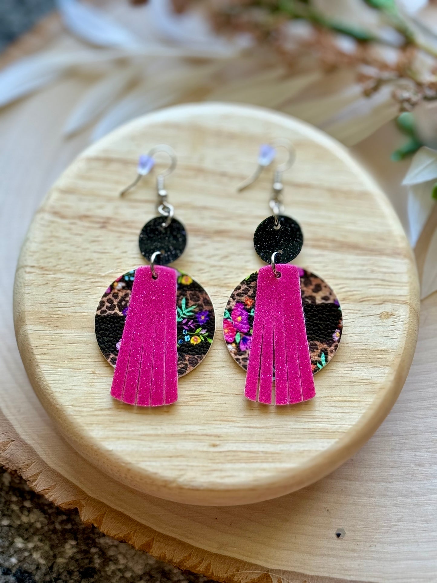 Western Boho Circle Earrings