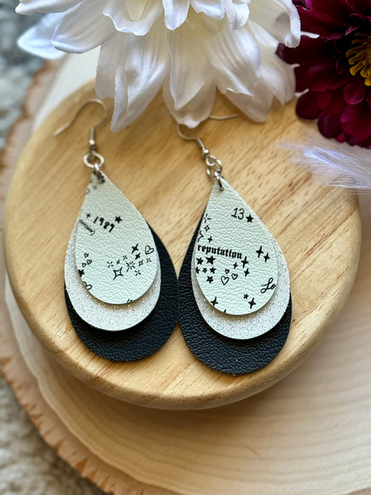 Era Album Teardrop Earrings