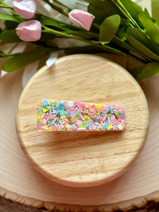 Pastel Easter Resin Clip