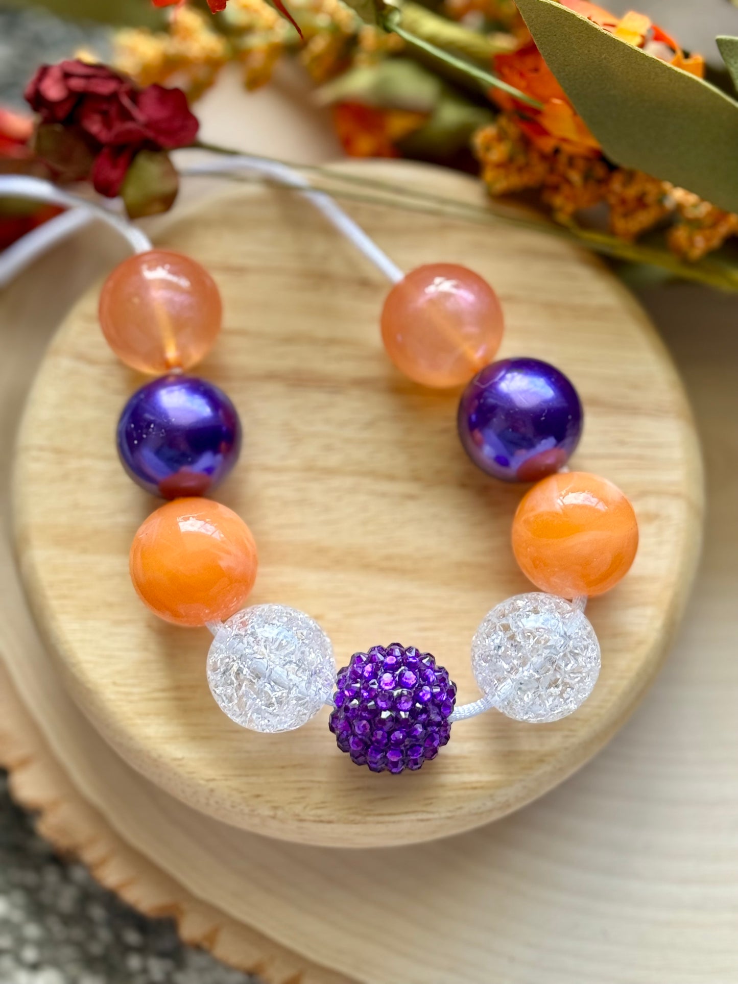 Clemson Chunky Necklace