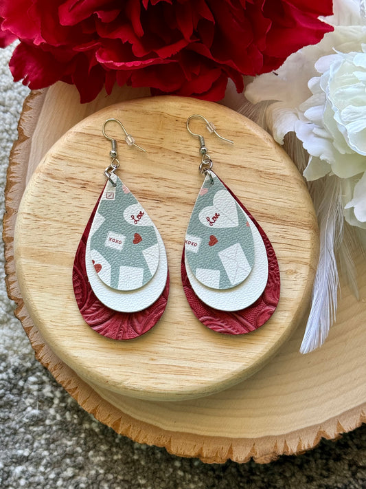 Love Letter Teardrop Earrings