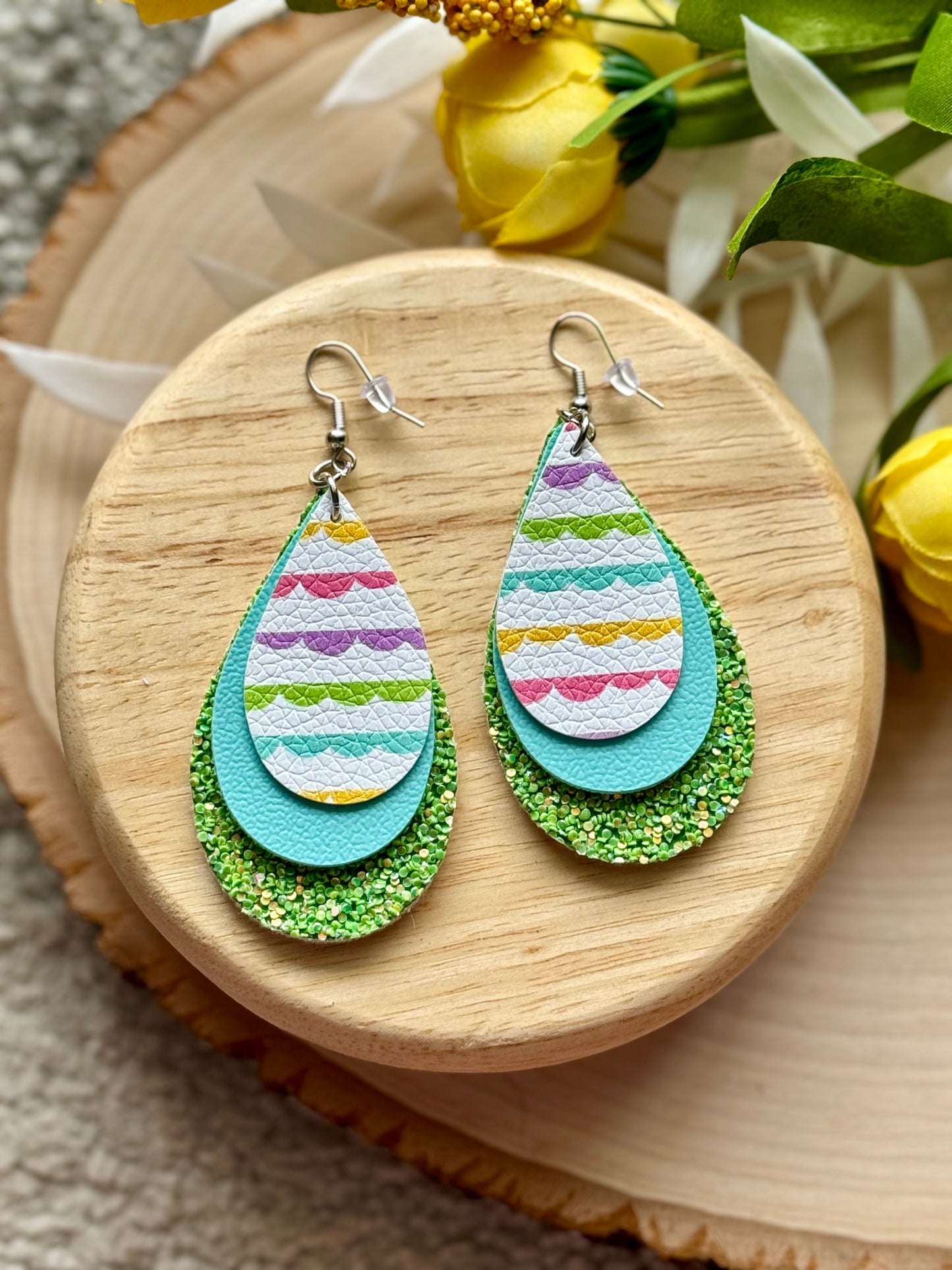 Spring Mix Teardrop Earrings