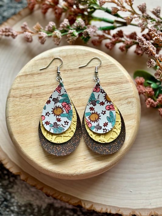 Western Teardrop Earrings