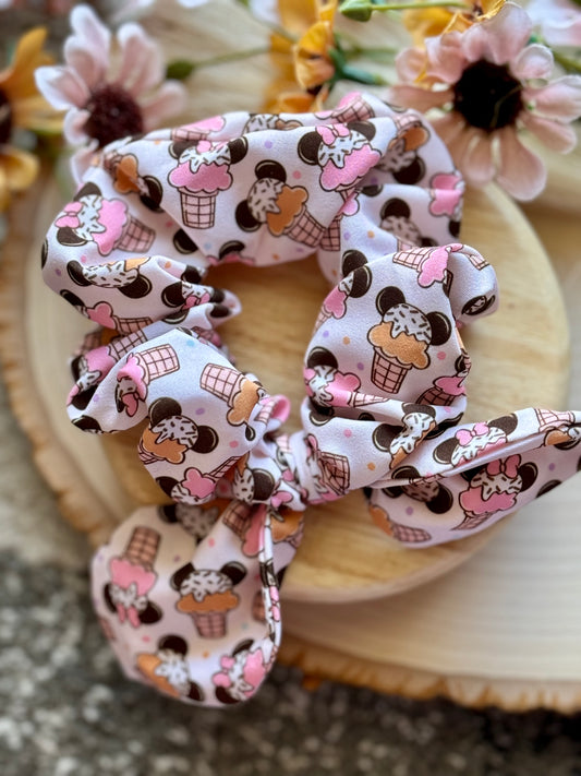 Mouse Ice Cream Scrunchie