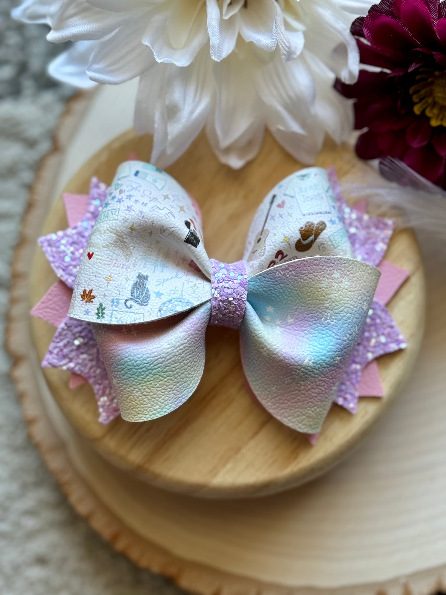 Pastel Eras Twisty Twirl Bow