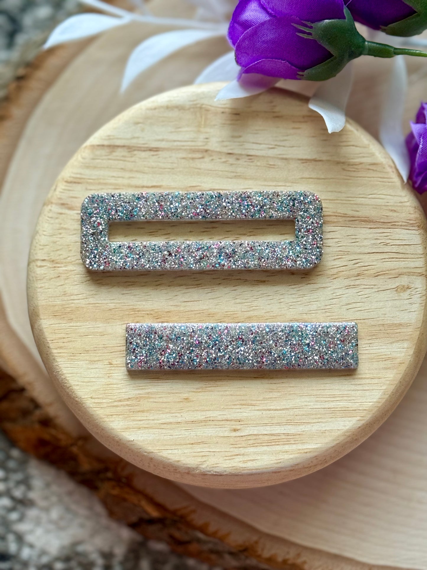 Glitter Goodness Resin Clip