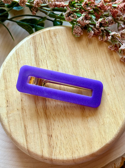 Purple Resin Clip