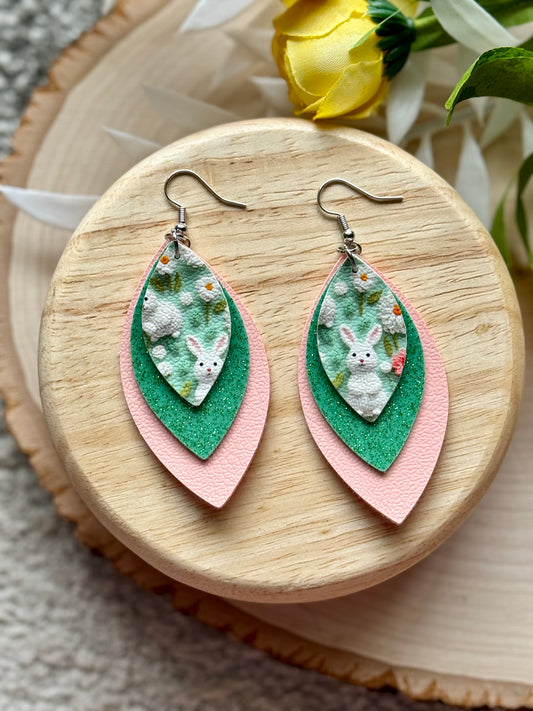 Bunny Hop Leaf Earrings