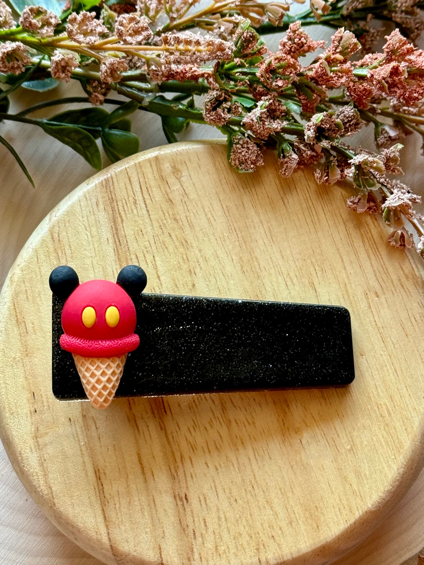 Ear Ice Cream Resin Clip