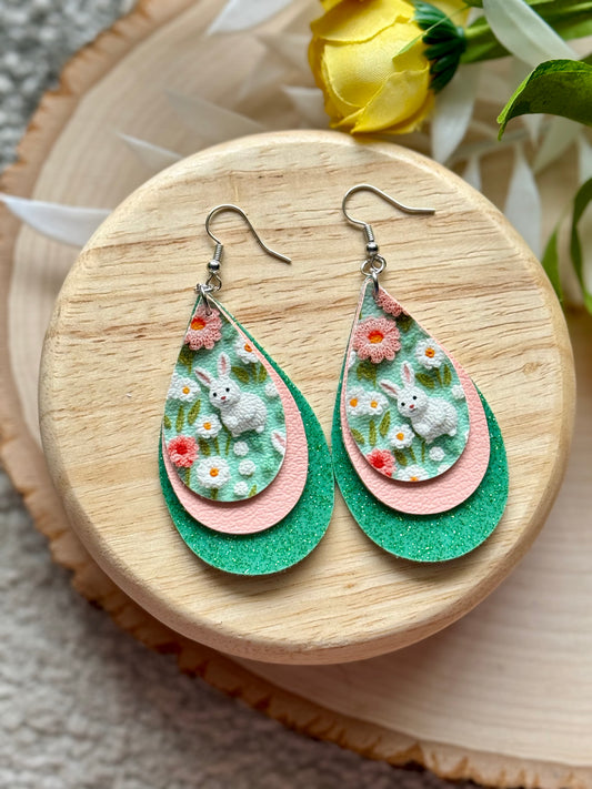 Bunny Hop Teardrop Earrings